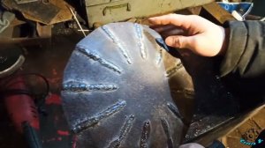 ДИСКИ для КАРТОФЕЛЕСАЖАЛКИ #3. Сварка. Зачистка. Сверловка. DISC for POTATO PLANTER # 3. Welding.