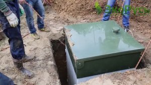 ЭкоРусь. Септик ЭкоГранд 3 пр в Чехове. 8-925-50-777-25