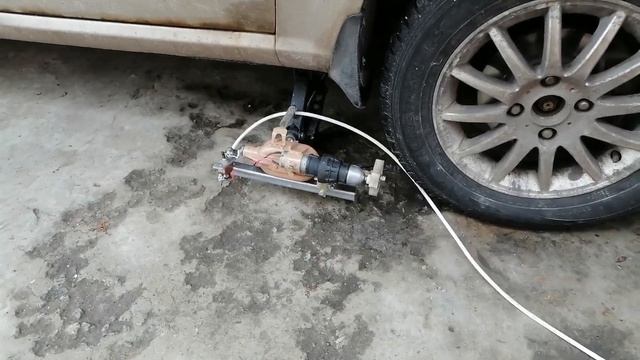 Домкрат электрический 12v. Самоделка. смотреть онлайн
