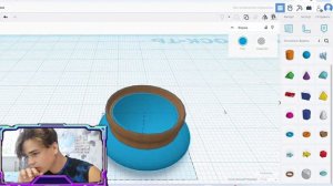 Тинкеркад, создаем вазу!