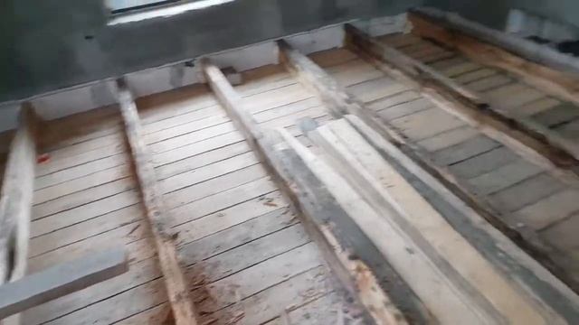 За Два Года Сгнили Балки в Труху!! Делаю из Деревянного перекрытия Бетонное!!