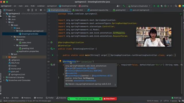 [Spring Framework] Spring MVC Thymeleaf với IntelliJ IDEA смотреть онлайн