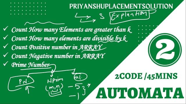 Tech Mahindra 2023 Automata Questions Day 2 | Technical Section | Tech Mahindra Round 2 Coding 2023