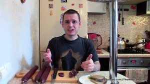 Колбаса из Медведя,Только для тех кто ест мясо