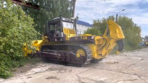 Дали вторую жизнь бульдозеру из СССР легендарному Т 330 ЧЗПТ Промтраткор / ТехЗап