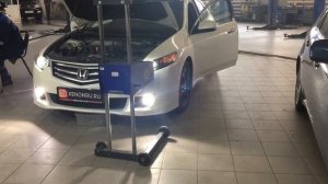 Замена стекол фар. Хонда аккорд