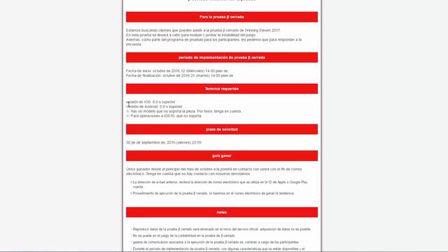 Instala PES 2017 Beta Oficial para iOS | Android (Registro) смотреть онлайн
