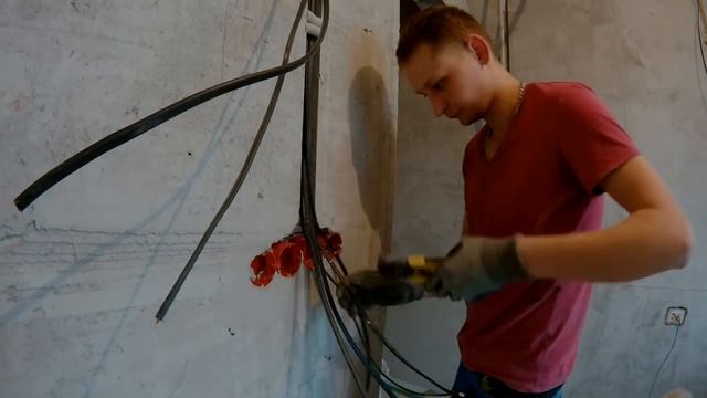 Cекреты электромонтажа, весь процесс за 8 минут!! смотреть онлайн