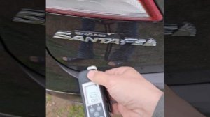 Hyundai Grand Santa Fe осмотр толщины лакокрасочного покрыти ЛКП