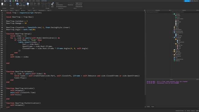 Bear Traps and Trap Placing - It's a Trap! Roblox Studio Devlog #2
