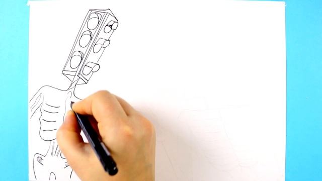 Сиреноголовый превратился в Светофороголового и Елкоголового | How To Draw Siren Head