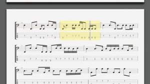 Metallica   Turn The Page bass guitar tablature
