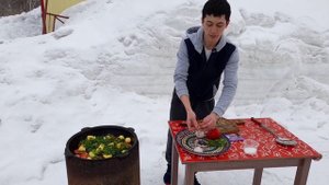 ХАШЛАМА, ВОТ КАК ГОТОВИТЬ УЗБЕКИ/ БАРАНИНА С ОВОЩАМИ В КАЗАНЕ НА КОСТРЕ, XASHLAMA TAYYORLASH.......