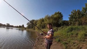 Чёрный амур.Водоём Жуковский.