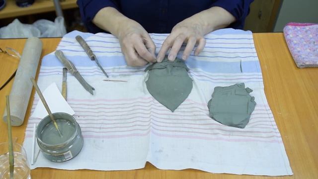 Мастер-класс по декоративно-прикладному творчеству | Портрет Ильи Муромца из глины смотреть онлайн