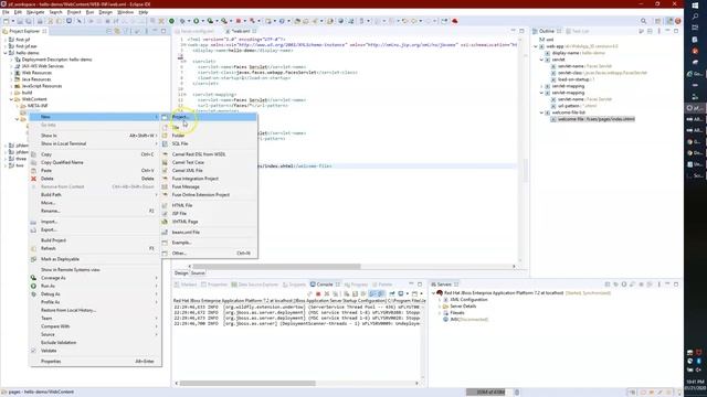 java server faces dynamic web project смотреть онлайн
