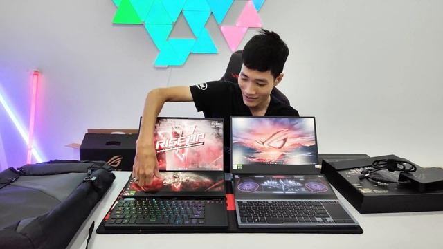 Trên tay Asus ROG Zephyrus Duo 16 - Laptop hai màn hình mạnh nhất thế giới. смотреть онлайн