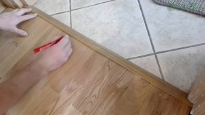 Установка порога. Как положить порог.