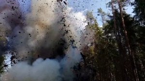 30 kg ANSU (Ammonium Nitrate + Sugar) Explosion