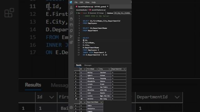 SECRET OF SQL SERVER | INNER JOIN | MS SQL SERVER ??