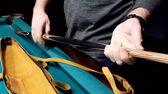 Кожаный чехол для бильярдного кия / Leather pool cue case смотреть онлайн
