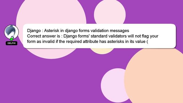 Django : Asterisk in django forms validation messages