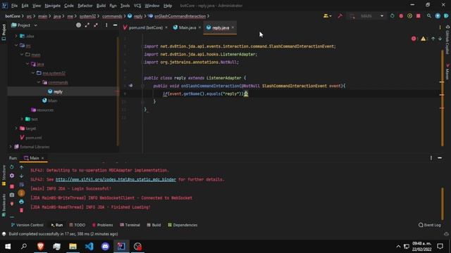 Como CREAR un BOT de DISCORD usando JDA (Java) | SlashCommands