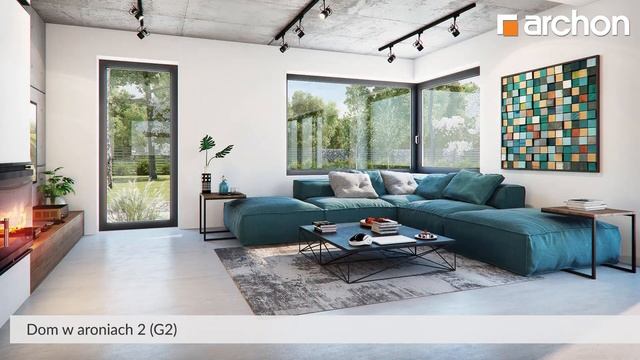 Dom w aroniach 2 (G2) - Idealny dom na wąską działkę I ARCHON+ Projekty Domów смотреть онлайн