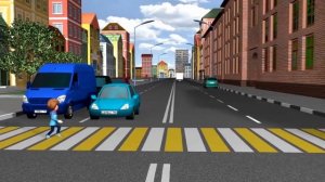 Видео детям переход дороги