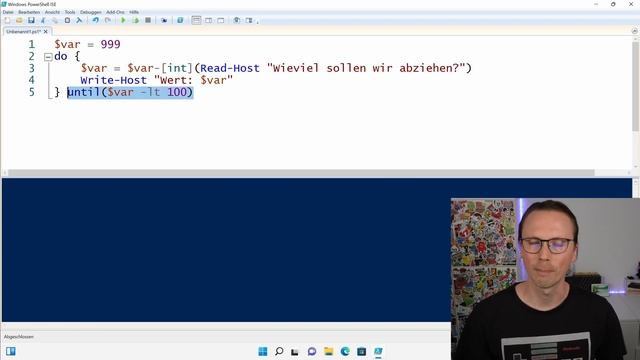 for / while / do-while / do-until Schleifen (PowerShell Kurs Folge 14) смотреть онлайн