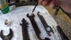 Воронение гаечных ключей