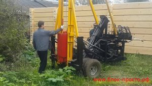 Мини установки для забивания свай "ГИДРОТОР"