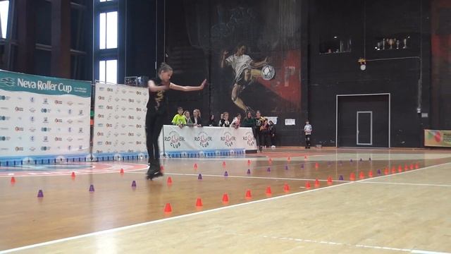 10 место. Жукова Марина. МС Юниорки 10-18лет. Фристайл Слалом Классика. 2023. смотреть онлайн