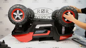 Детский электромобиль Mercedes Benz Unimog Concept P555BP (RiverToys, сборка)