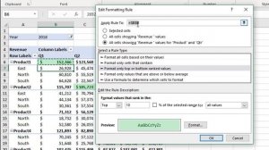 How To Apply Conditional Formatting To Pivot Tables In Excel