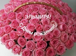 С Днём рождения, Эльмира!