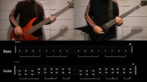 PLAY Limp Bizkit   Rollin Guitar and Bass tabs Cover