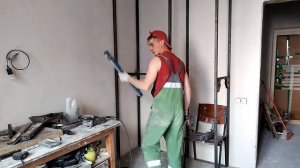 Шкаф своими руками из проф  трубы от Иваныча