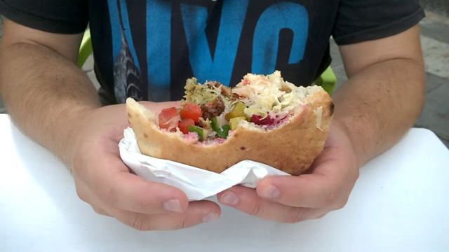 Обзор израильского фалафеля. Israel Street Food, Falafel.