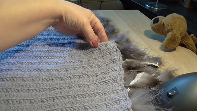 Вяжем мехом. Шуба из чернобурки. Спинка смотреть онлайн