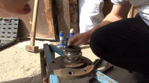 ЗАМЕНА ПОДШИПНИКА СТУПИЦЫ FIAT ALBEA.