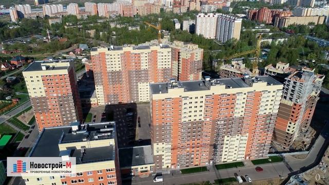 Обзор с воздуха ЖК «Столичный» от застройщика «Главстрой» (аэросъемка: май 2018 г.)