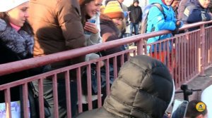 Крещенские купания на морвокзале в Одессе ☆ Epiphany bathing at the seaport in Odessa   19.01.2017г