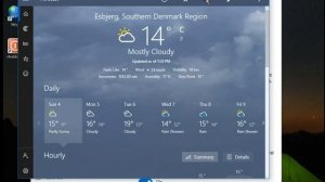 How to configure Weather App Windows 10