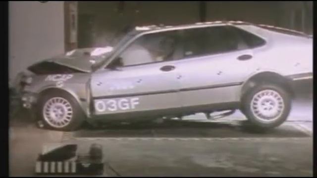 Crash test Saab 900 1997 смотреть онлайн