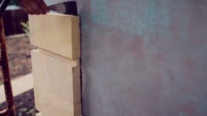 Облицовка дагестанским песчаником