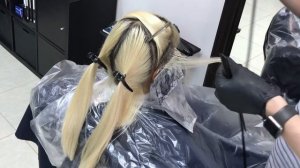 #AyukasovColoration #87 Препигментация Затемнение блонда в технике AirTouch