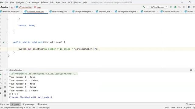 Java Interview Questions : How to check Prime Number ..Sadə ədədlərin Java proqramında yoxlanılması смотреть онлайн