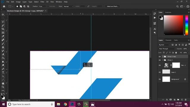 Company Brochure Design Photoshop CC Tutorial смотреть онлайн