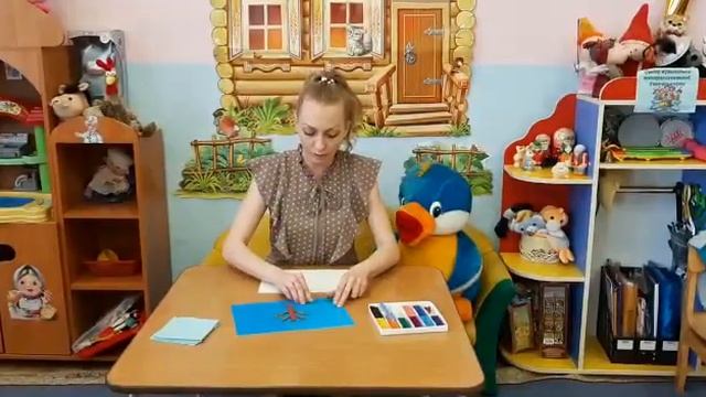 Изготовление картины из пластилина "Пейзаж" смотреть онлайн